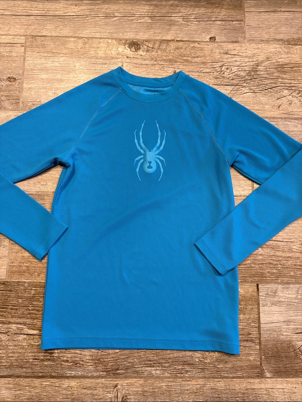 Spyder Bright Blue Long-Sleeve T shirt boys size large